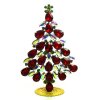 Xmas Teardrops Tree Standing Decoration 15cm ~ Red AB Green*
