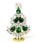 Noble Xmas Tree Decoration 16cm ~ Green Clear*