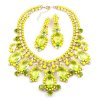 Absolue Necklace Set with Earrings ~ Opaque Yellow Citrine