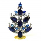 2023 Xmas Standing Tree Tears Rounds 15cm Extra Blue Clear*