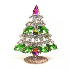 Xmas Tree Standing Decoration #09 ~ Green Vitrail Clear*