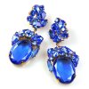 Fiore Pierced Earrings ~ Blue