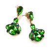 Anna Marie Earrings Pierced ~ Green*
