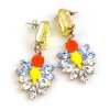 Perceive Earrings Pierced ~ Yellow Clear Sapphire*