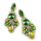 Absolue Earrings Pierced ~ Green Yellow*