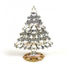 Xmas Tree Standing Decoration #18 ~ Clear Crystal