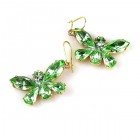 Butterflies Earrings ~ Green