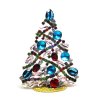 Zig-Zag Xmas Tree Stand-up Decoration 12cm ~ Multicolor #02*
