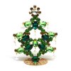 Standing Xmas Tree Decoration with Beads 10cm ~ #06*