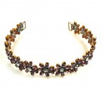 Tiny Flowers Headband ~ Violet Clear*