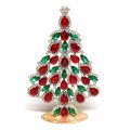 Pears Xmas Tree Rhinestones Decoration 15cm ~ Red Emerald*