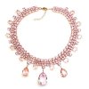 Raindrops Necklace ~ Pink