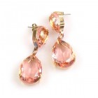 Raindrops Earrings Pierced ~ Pink