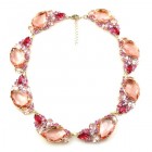 Fountain Necklace ~ Pink Tones