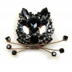 Kitty Brooch ~ Black