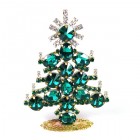 Xmas Tree Standing Decoration #20 ~ Emerald Rivoli Emerald