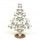 Xmas Teardrops Tree Standing Decoration 10cm ~ Clear Crystal*