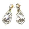 Theia Earrings Pierced ~ Clear Crystal*