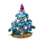 Xmas Tree Standing Decoration #10 ~ Aqua AB*