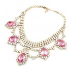 Mystery Necklace ~ Crystal Pink