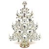 13 Inches Giant Xmas Tree with Ovals ~ Clear Crystal