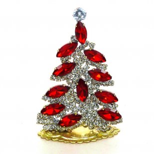 Xmas Navette Standing Tree ~ Red Clear*