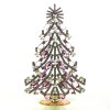 2022 Xmas Tree Decoration 20cm Ovals ~ Pink Clear*