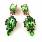 Allisa Earrings Clips ~ Extra Green*