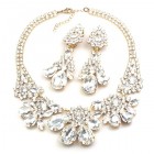Parisienne Bloom Necklace Set ~ Crystal Radiance