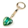 Heart Key Chain ~ #02 ~ Gold Color Surface
