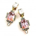Allisa Earrings Clips ~ Extra Pink*