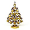 Pears Xmas Tree Rhinestones Decoration 15cm ~ Yellow Ametysth*