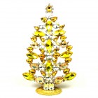 2023 Xmas Tree Decoration 18cm Navettes ~ Yellow Clear*