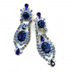 Moonglow Earrings Pierced ~ Extra Dark Blue*
