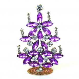 Xmas Tree Standing Decoration #15 ~ Violet Clear*