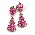 Pearl Beach Earrings Pierced ~ Pink