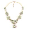 Pure Wonder Necklace with Beads ~ Clear and Pale Green