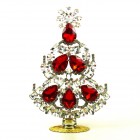 Noble Xmas Tree Decoration 16cm ~ Red Clear*