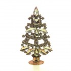 Xmas Tree Standing Decoration #06 ~ Clear Crystal 8cm*
