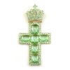 Cross and Crown ~ Peridot Green