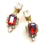 Allisa Earrings Clips ~ Extra Fuchsia*