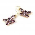Butterflies Earrings ~ Amethyst*
