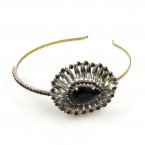 Crystal Eye ~ Headband Tiara ~ Black Diamond