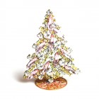 Navette Xmas Tree Stand-up ~ Pink Yellow Clear*