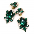 Fatal Earrings Clips-on ~ Emerald*