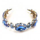 Sonatine Headband Tiara ~ Light Sapphire