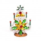 One Flower Tree Standing 8cm ~ Yellow Green Emerald*