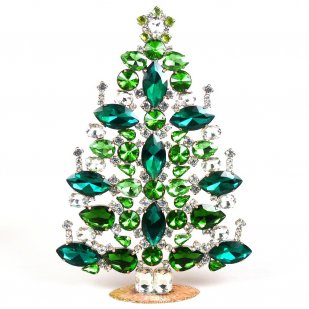 Beautiful Xmas Tree Decoration 21cm Navettes ~ Emerald Green*