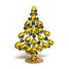Xmas Teardrops Tree Standing Decoration 10cm ~ Yellow Emerald*