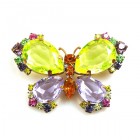 Butterfly Multicolor Brooch ~ #1
